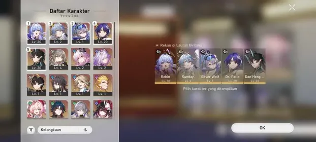 [asia] TL -10 | ESP (1x) sunday +  robin + castorice (lc) + evernight (lc)  + hyacine + dan heng il + silver wolf + archer + dan heng pt + blade + dr.ratio +  yanking + welt