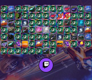 ❤️ Twitch Drops 💜 RLCS LCQ 💜 Rocket League [Total 86 Items]