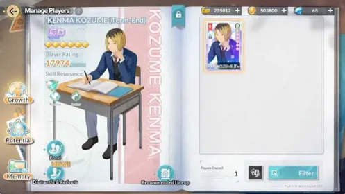 SEA |Lvl 29|1 SP (Kenma Term-End)+Memo|2 UR (Kageyama,Ushijima)|8 SSR (Hinata,Ryunosuke)+Memo,lev Haiba,Etc|Log Google|HFH1087
