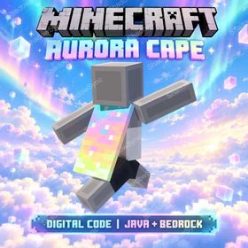 🔥 Minecraft Aurora Cape Code | Java + Bedrock | Twitch & TikTok 2026 | Digital Code/Key