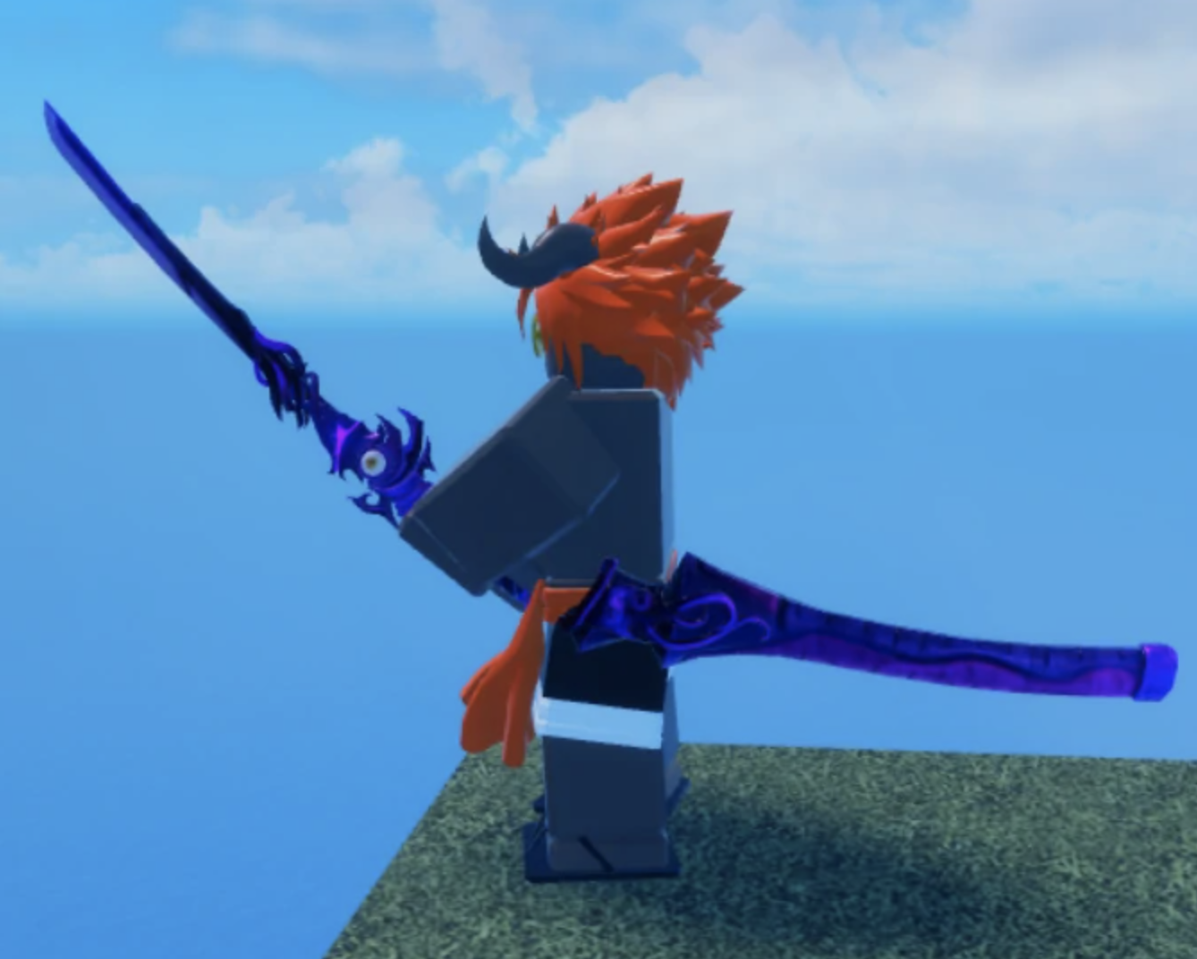 [GPO] Grand Piece Online Kraken Katana (Purple) Roblox