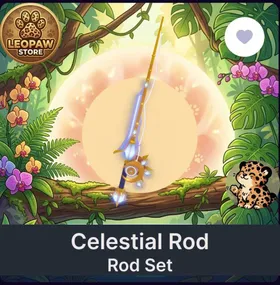 Fisch | Celestial Rod Set + Enchant Relic + Exalted Relic + Cosmic Relic | Free Sovereign Relic