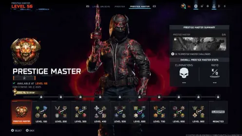 BO7 Prestige Master Account 🚀 | 👑 Level 60–100 | 🎭 21+ Skins | 🔓 Full Access | ⚡ Instant Delivery