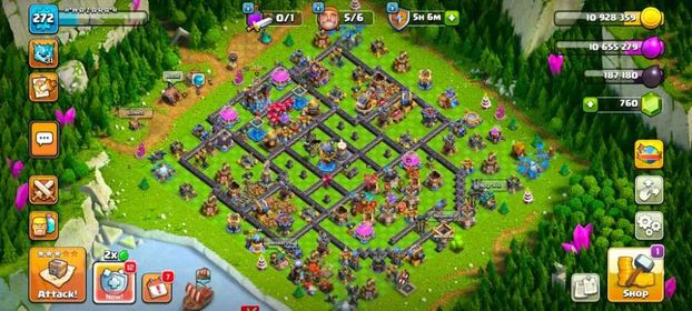 271 exp💥Th 18 close max💥5 hero max💥12 Epic max💥780 madels💥max wall💥max defence💥Full access