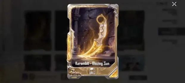 KARAMBIT BLAZING SUN CARD | From real account | 100% safe | Super Fast Delivery | Karambit blazing card | Karambit card