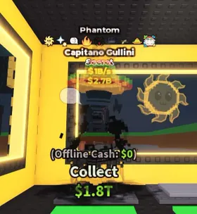 Phantom Capitano Gullini - Secret $1B/s - Steal a Brainrot Fast Delivery