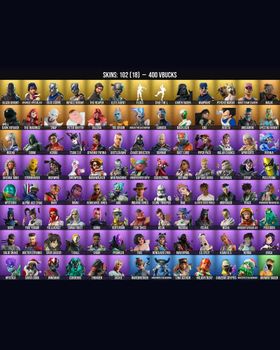 [OG] 102 Skins Black Knight ⭐️ Sparkle Specialist ⭐️ Blue Squire ⭐️ Floss ⭐️ Royale Knight ⭐️ The Reaper ⭐️ Elite Agent ⭐️ Take The L ⭐️ Backlash ⭐️ Psycho Bandit ⭐️ Stray ⭐️ Korra ⭐️ Erisa ⭐️ Cerberus ⭐️ Ravenpool ⭐️ Cuddlepool ⭐️ Warpai m9262942097