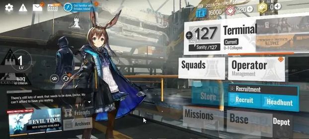 Fresh Starter Lvl 1 |20 Operator|1 Limited Wang|Birthday Unset|Terminal 0-1|320 Orundum|Take Mail|Check SS|(AK1760)