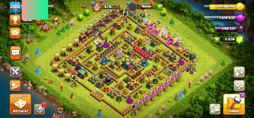  Top 2Seller VIP For War TH14 Rush Max Hero Max Pet Max Wall 