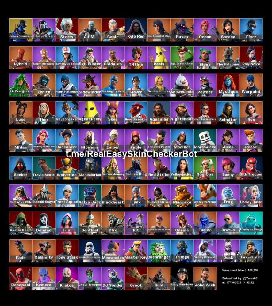 Travis Scott | John Wick | Astro Jack | Harley Quinn | 108 skins | Full Access | XBOX,PC,NINTENDO | 1800VBucks | Save the world