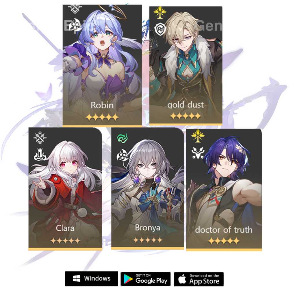 [Asia] Robin+Gold dust+Bronya+Clara+ doctor of truth | TL3-10 | 0-10 4 ...