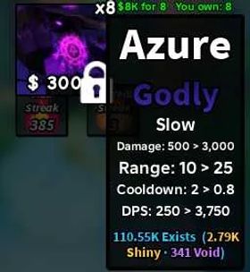 Azure Godly | Slop tower defense