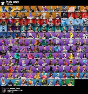 [PC/PSN/XBOX] 155 skins 🔥 Andromeda 🍁 Tart Tycoon 🍁 Naruto Uzumaki 🍁 The Foundation 🍁 Fade 🍁 Gear Specialist Maya 🍁 The Cube Queen 🍁 Spectra Knight 💰 150 VB