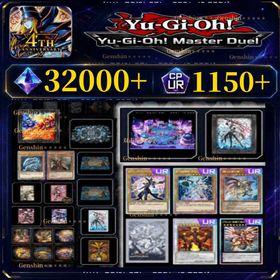 Yu-Gi-Oh! Master Duel][Fast Delivery]32000-35000 diamonds + [1150UR-1250UR dust + 2300SR]|+Random 3-5 Royal Finish Card +Purchased the 1000 Gems Stardust Dragon Desktop Companion+Purchased the 3000 Gems 2025 3rd Anniversary Bundle+Purchased the 2000 Gems 2025 WCS Set Included+Purchased the 1600 Gems Laundry Dragonmaid Mate+Purchased the 3000 Gems Evil★Twin / Live☆Twin Set+Purchased the 3000 Gems Mikanko Lucky Card Set+ 200+Summon Ticket+Random 10 URs|[Send Konami account ]Unlinked Steam|Ranked played|Android/IOS/PC/Universal