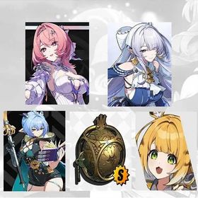 Asia|Female lv 5-12| Remielle Dan + Velina + Lucia + Lucia Weapon + Ju Fufu  + Random 4-star character|Fast delivery