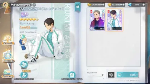 SEA |Lvl 35|2 SP (Akira Kunimi +Memo Asc 2,Ginjima)|1 UR (Sakusa)|9 SSR Kuroo Practice,2x Aran,Akaashi,Etc|LogGoogle|HFH1083