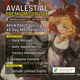 Patch (45 Days) Ultimate Maintenance Service Arknight Endfield | Full daily Report