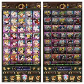 GLOBAL 1.500💎 | 8.1M CC | New Odin | New Lancelot | New Ban + Meliodas Cross : IF | All Collab Gachiakuta | All Collab Fire Force | All Collab Konosuba | Collab Re:Zero | 9 LR + 16 BASIC UR