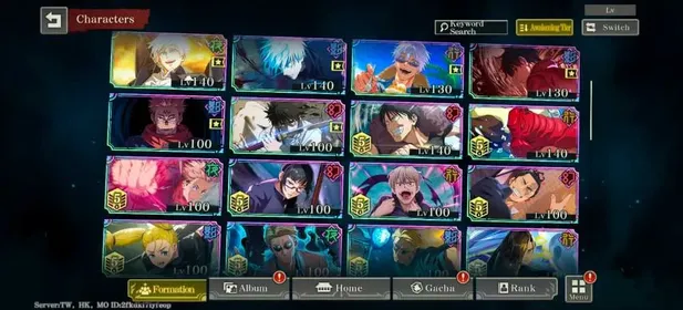 Global | 💎120K Cube + 210 ticket | Gojo Savor the Melt + Gojo 0.2 + Gojo Awakening + Yuta Queen of Cursea + Yuta Movie 0 + Sukuna V1