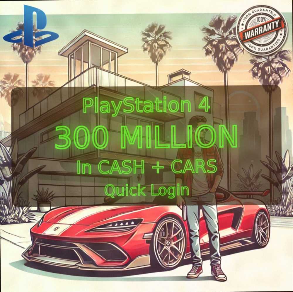 [PS4] 300 Million CASH + CARS + 1-30 RP Level (Total Assets of 20M ...