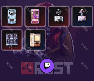 👑 Twitch Drops 🌌 Rust Charity '26 Furnace 🌐 Rust [Total 6 Items]