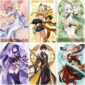 Asia|AR10|Nicole Reeyn+Xilonen+Nahida+Raiden+Kazuha+Zhongli|6 5-star characters|8-15 four-star characters|No birthday set, no email bound|Able to explore 100%|can log in normally immediately|Genshin Impact