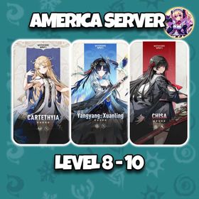 [America] Cartethyia Yangyang Xuanling Chisa | Level 8-10 | Linked to Microsoft Email | Starter Account