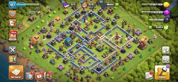 🔥 🇲🇾 Malaysia Local TH12 | 💎 4,653 Gems | ⚔️ Heroes 65-65-39-34 | 🧱 Max Walls | 🧪 Max Lab | 🏰 Max Defenses | 🎟️ NC 500 | 💥 Great Deal!