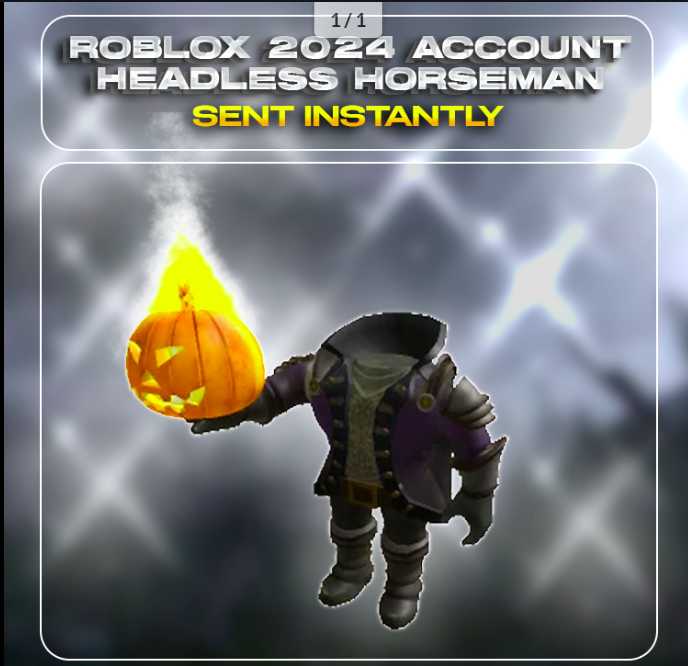 Roblox Headless Horseman Account Headless Horseman Bundle Guaranteed