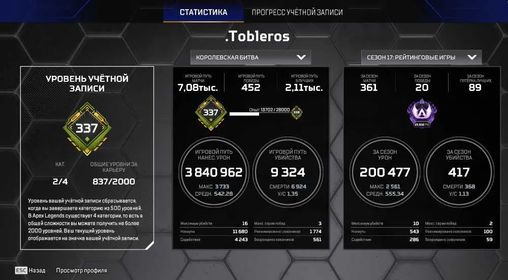 🔷Discount🔷Level 837🔷Master in Season 17🔷OG Account🔷9,324 Kills🔷Bangalore Heirloom🔷, Master, 837 level, Relic: Yes