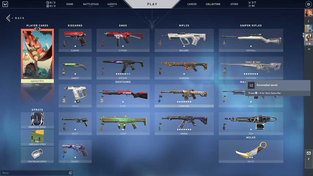 Account WITH KARAMBIT, PRIME AND REAVER VANDAL, ONI PHANTOM AND MANY