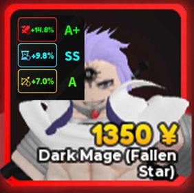 Dark Mage (Fallen Star) Evo | A+ SS A | Anime Adventures (Unit)
