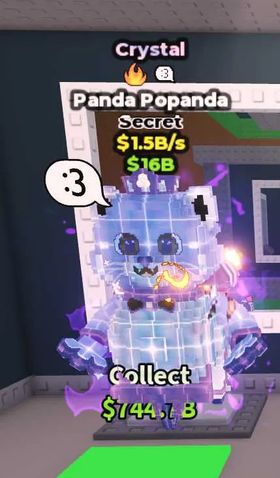 Crystal Panda Popanda - 1.5B/s - Secret - Fire - :3 M2X / Fast delivery!