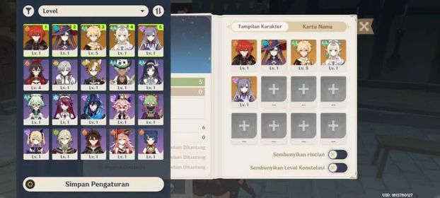 [ Asia Aether ] Vesna + Mona + Diluc + Keqing AR 5