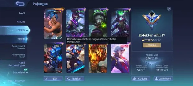 #MLBB33 Hero 109 Skin 146 | KOF Karina | Blazing Aldous | Valentine Granger | 2 SABER | 3 Venon | 3 Epic | 13 Spesial