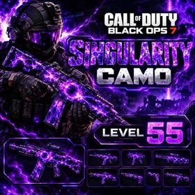Singularity Camos ❄️ LEVEL 55 maxed ✅ Linkable to Steam, PS, Xbox and Battle Net ❄️