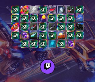 💜 Twitch Drops ❤️ RLCS LCQ 🧙‍♂️ Rocket League [Total 38 Items]