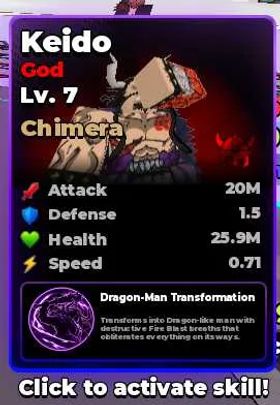 Roll Anime to Fight: Maxed Chimera Viking Keido