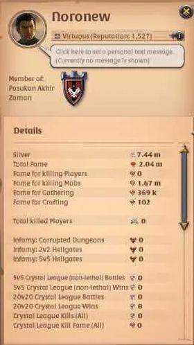 Asia |2,04M Total Fame - 7,44M Silver|T8 Fiber Harvester With T7 BattleAxe Build|Take Gmail|Check Screenshot|AO895