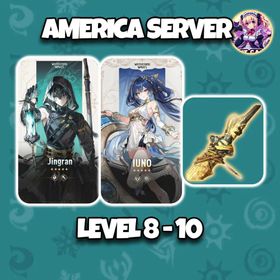 [America] Jingran + Signature Weapon + Iuno | Level 8-10 | Login by Microsoft Email | Starter Account