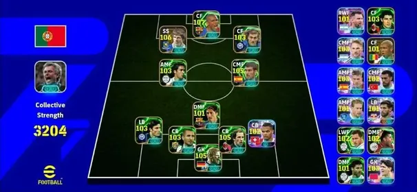 💠 3204+Team ⚜️ S. Eto'o 107 🔥 Vieri 104 👑 Zola 107 🧠 Guardiola 105 🛡️ 105 Chillieni 💪 105 Baresi 👑 105 Kahn 🧤 104 Raul 💎 Buyer Mail