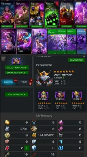Instant [MC2]Paragon account|Random 6-8 7-star heroes| guaranteed to draw 28+ 7-star heroes and 56+ 6-star heroes| Full Access Android /IOS