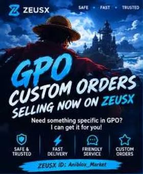 GRAND PIECE ONLINE (GPO) | CUSTOM ORDERS