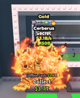 Gold Cerberus 3.1B/s 🚚 Steal a Brainrot 🚚
