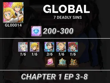 0014# ✨STARTER✨7DS : GLOBAL UNLINKED | 2Lr + Collab Gachiakuta | Fast Delivery