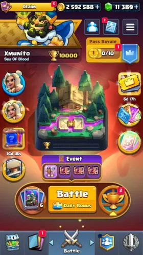 🔥 KT15 Ultra Max | ⚡ Lv66 | 🃏 61x Lv15 + 57x Lv14 | 📊 120 Cards | 😎 139 Emotes | 🏰 10 Tower Skins | 🔑 Q528