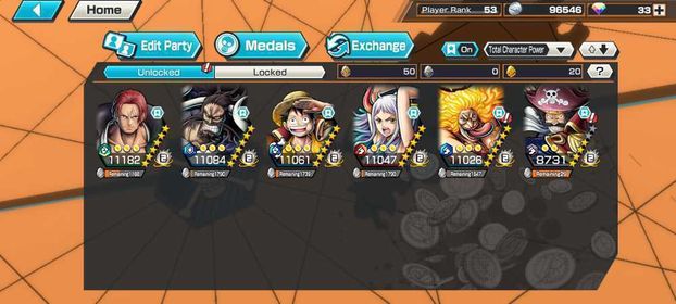 ONE PIECE BOUNTY RUSH ACC(4 SBF)LUFFY GEAR 5 ,KAIDO SBF V1,Roger, Luffy SBF