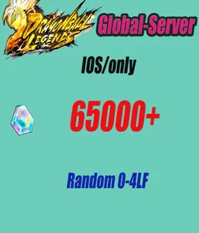 Dragon Ball Legend/Global Version [IOS Only] 65000+ Time Crystal] + Random 2-6 LF || BIND ID || Story Completed || FastShipping