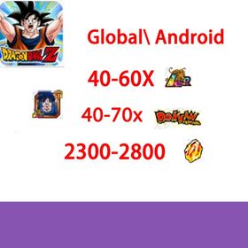 Global|Level 1|[Android /only]| 2300-2800diamond]+LR：40-60| Dragon Ball Z Dokkan Battle |Fast delivery