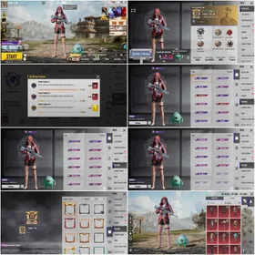 M416 Glacier Lvl 5(Hit Effect)M762,M24,Dp (KillMsg)MF 48"Lvl 75"Mythic Helmet/Bag"Kasien/M4,6 Uza"Golden Daica"2 Material"Cathy Pet"Rename Card"Middleeast Platinum
